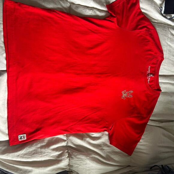Psycho Bunny Red size 6 cotton Tee - Picture 1 of 3